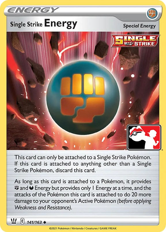 Single Strike Energy (141/163) [Prize Pack Series Two] | I Want That Stuff Brandon