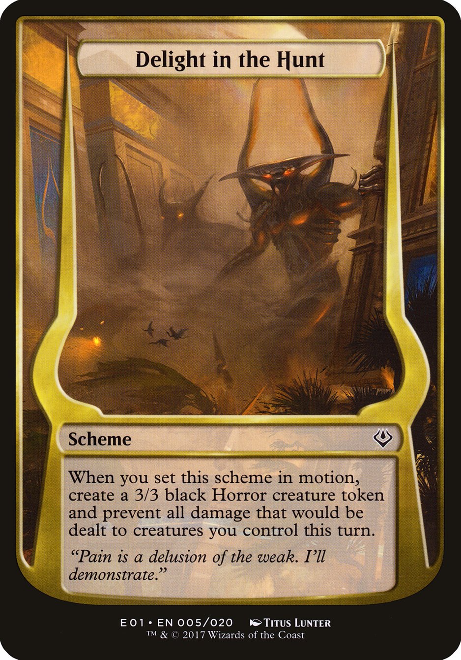 Delight in the Hunt (Schemes) [Archenemy: Nicol Bolas Schemes] | I Want That Stuff Brandon