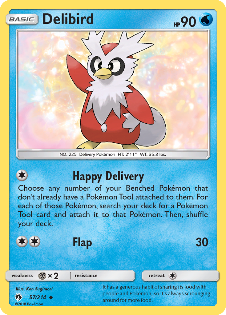 Delibird (57/214) [Sun & Moon: Lost Thunder] | I Want That Stuff Brandon