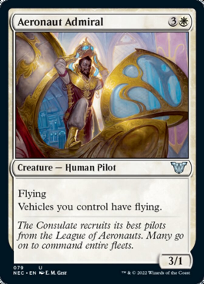 Aeronaut Admiral [Kamigawa: Neon Dynasty Commander] | I Want That Stuff Brandon