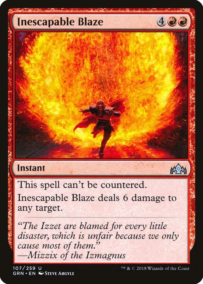 Inescapable Blaze [Guilds of Ravnica] | I Want That Stuff Brandon