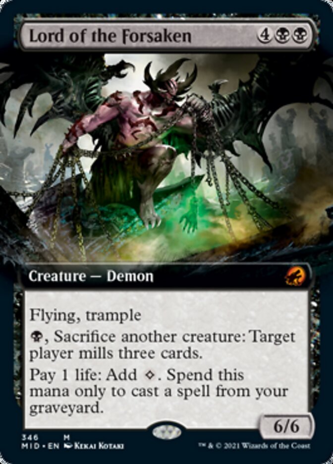 Lord of the Forsaken (Extended Art) [Innistrad: Midnight Hunt] | I Want That Stuff Brandon