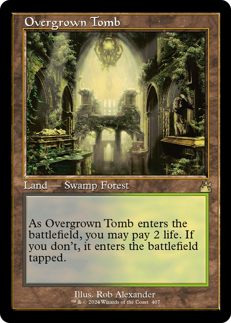 Overgrown Tomb (Retro) [Ravnica Remastered] | I Want That Stuff Brandon