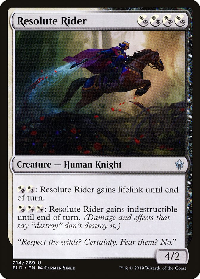 Resolute Rider [Throne of Eldraine] | I Want That Stuff Brandon