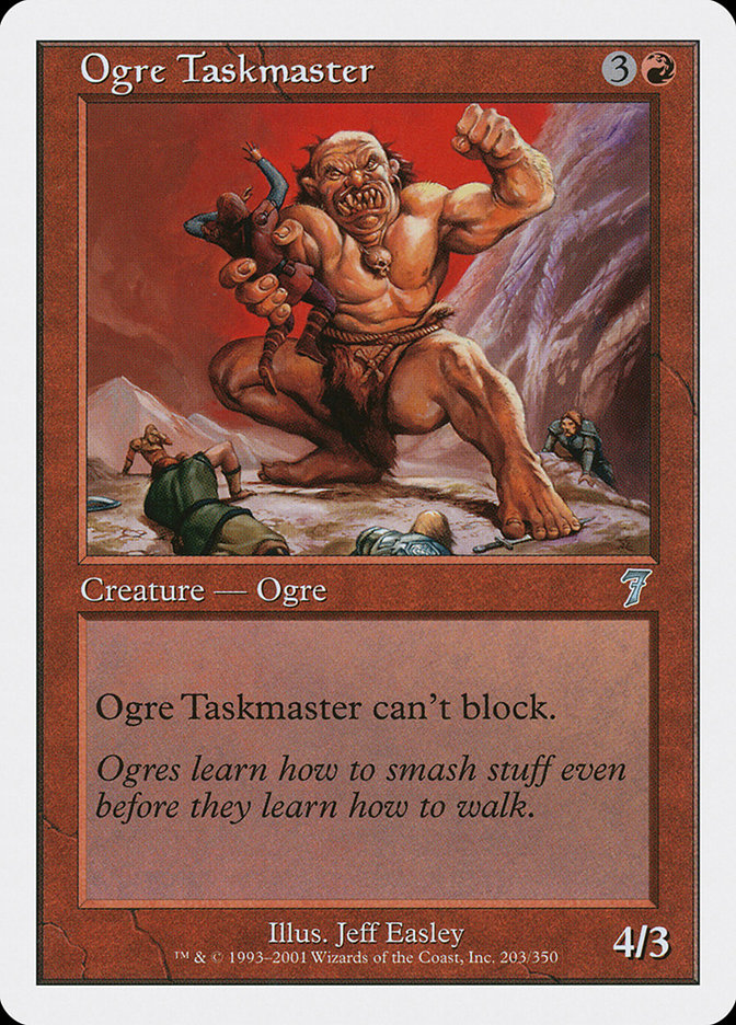 Ogre Taskmaster [Seventh Edition] | I Want That Stuff Brandon