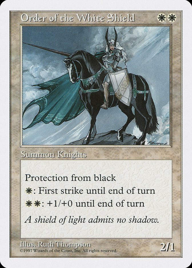 Order of the White Shield [Fifth Edition] | I Want That Stuff Brandon