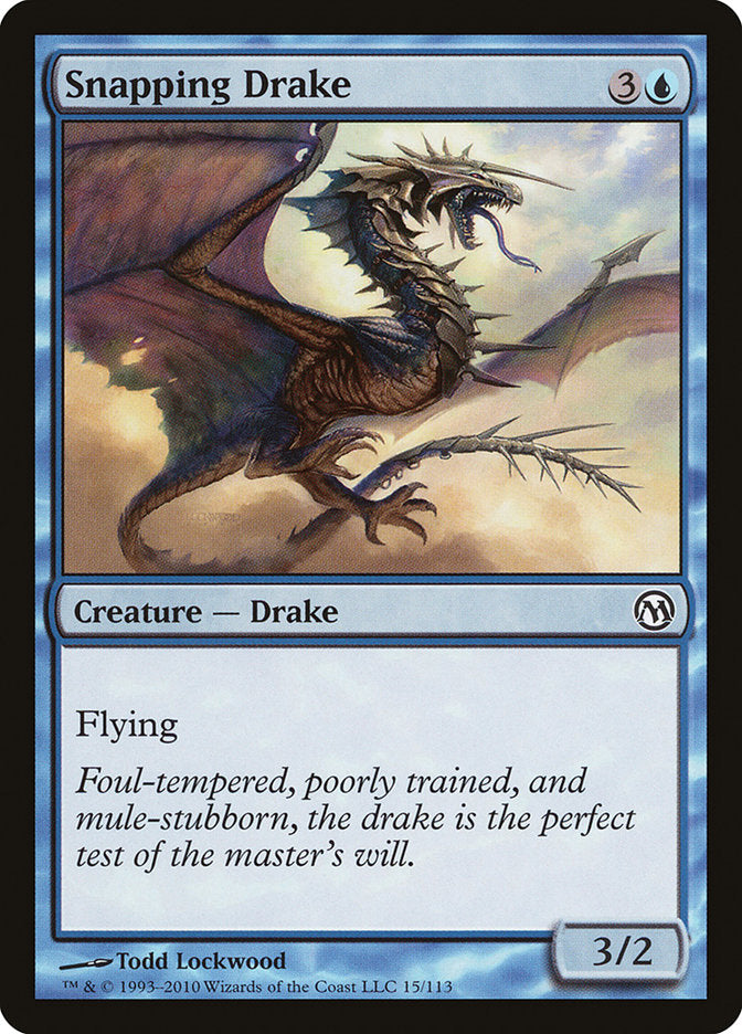 Snapping Drake [Duels of the Planeswalkers] | I Want That Stuff Brandon