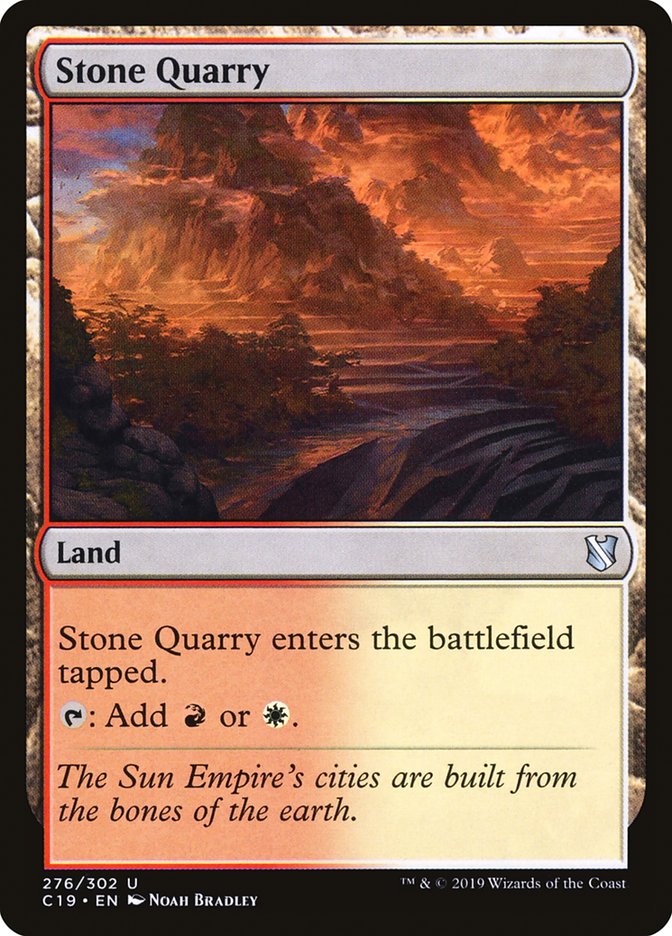 Stone Quarry [Commander 2019] | I Want That Stuff Brandon