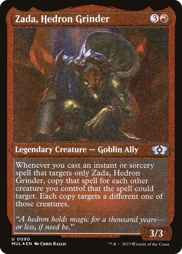 Zada, Hedron Grinder (Foil Etched) [Multiverse Legends] | I Want That Stuff Brandon