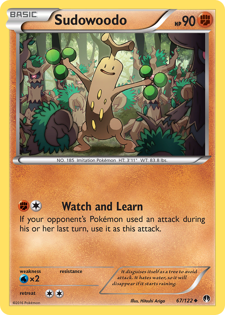Sudowoodo (67/122) [XY: BREAKpoint] | I Want That Stuff Brandon