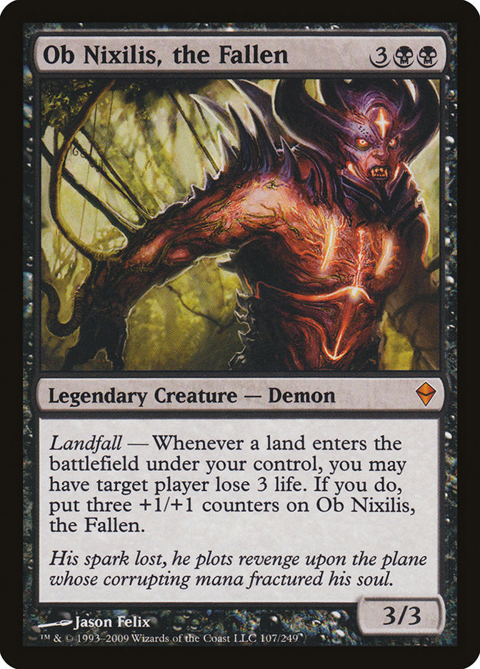 Ob Nixilis, the Fallen [Zendikar] | I Want That Stuff Brandon