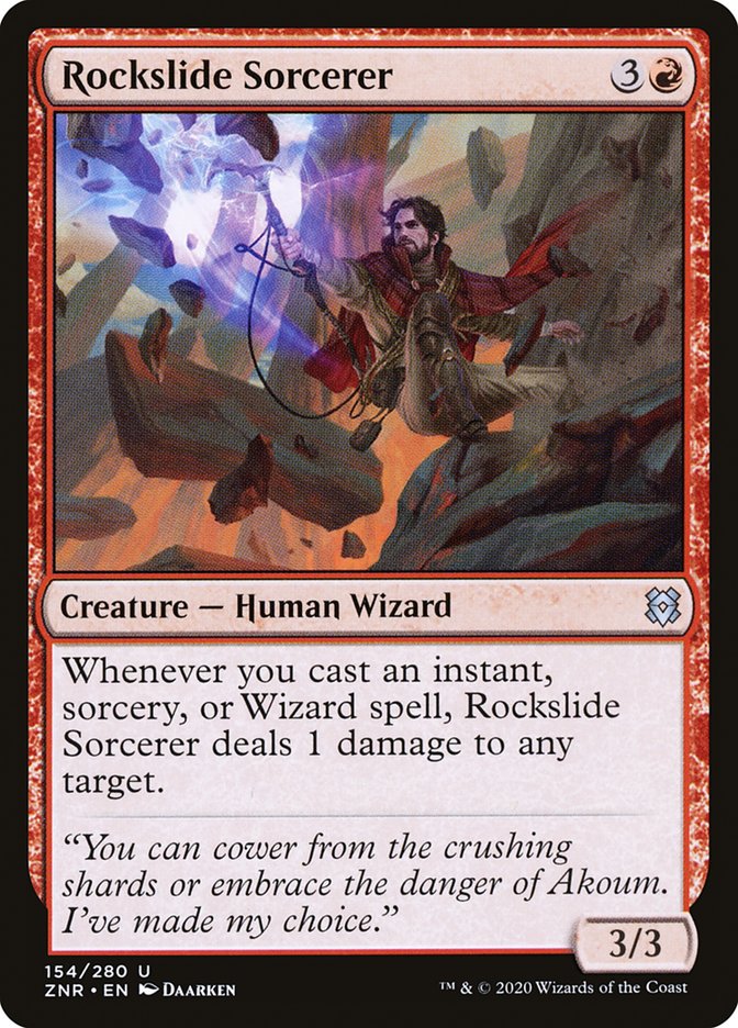 Rockslide Sorcerer [Zendikar Rising] | I Want That Stuff Brandon