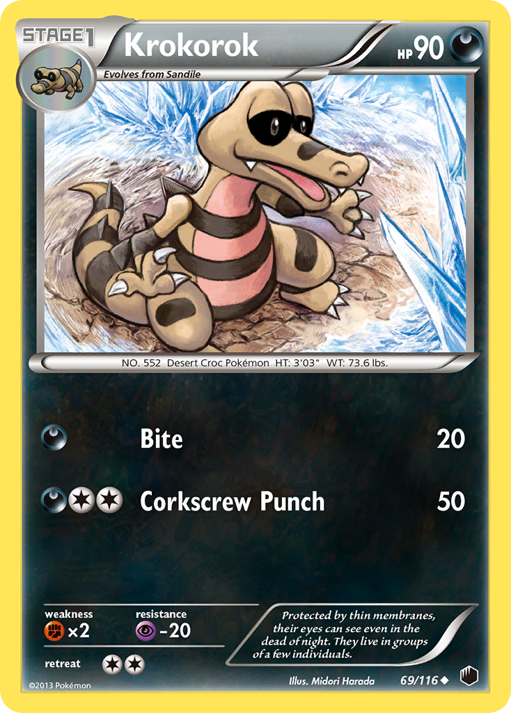 Krokorok (69/116) [Black & White: Plasma Freeze] | I Want That Stuff Brandon