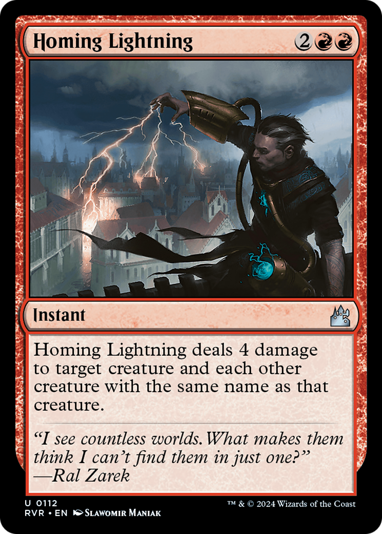 Homing Lightning [Ravnica Remastered] | I Want That Stuff Brandon