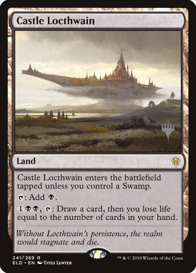 Castle Locthwain (Promo Pack) [Throne of Eldraine Promos] | I Want That Stuff Brandon