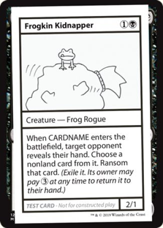 Frogkin Kidnapper (2021 Edition) [Mystery Booster Playtest Cards] | I Want That Stuff Brandon
