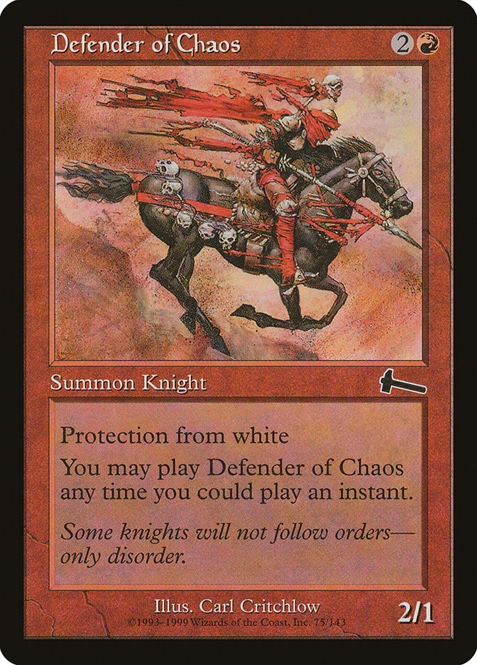 Defender of Chaos [Urza's Legacy] | I Want That Stuff Brandon