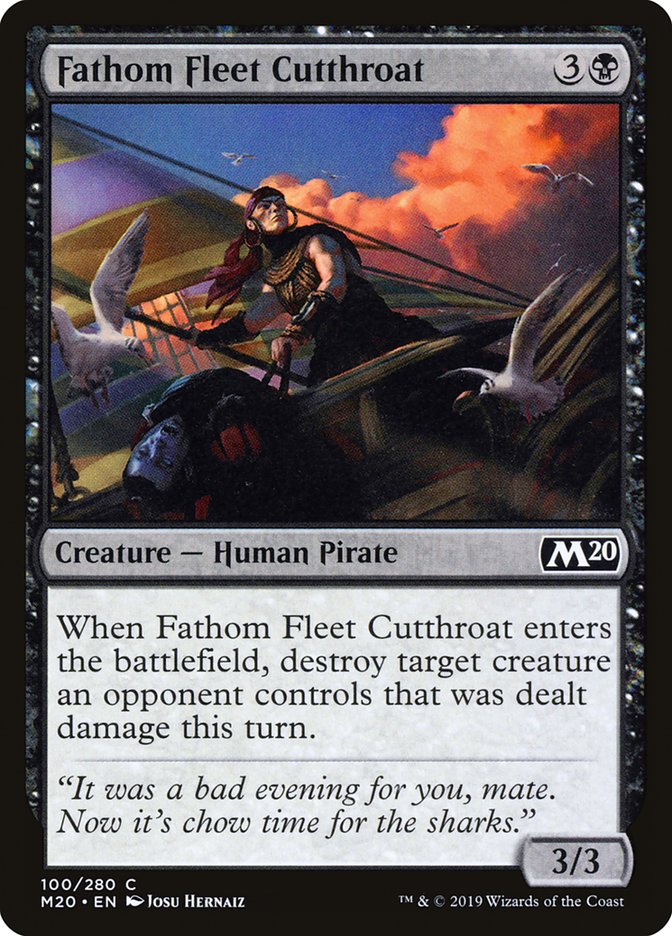 Fathom Fleet Cutthroat [Core Set 2020] | I Want That Stuff Brandon