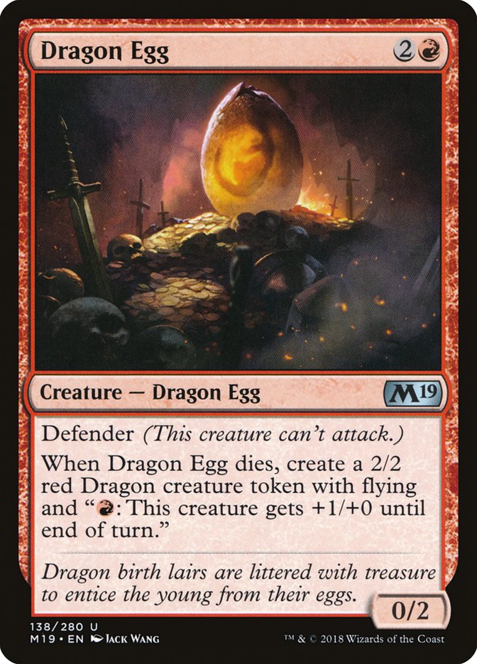 Dragon Egg [Core Set 2019] | I Want That Stuff Brandon