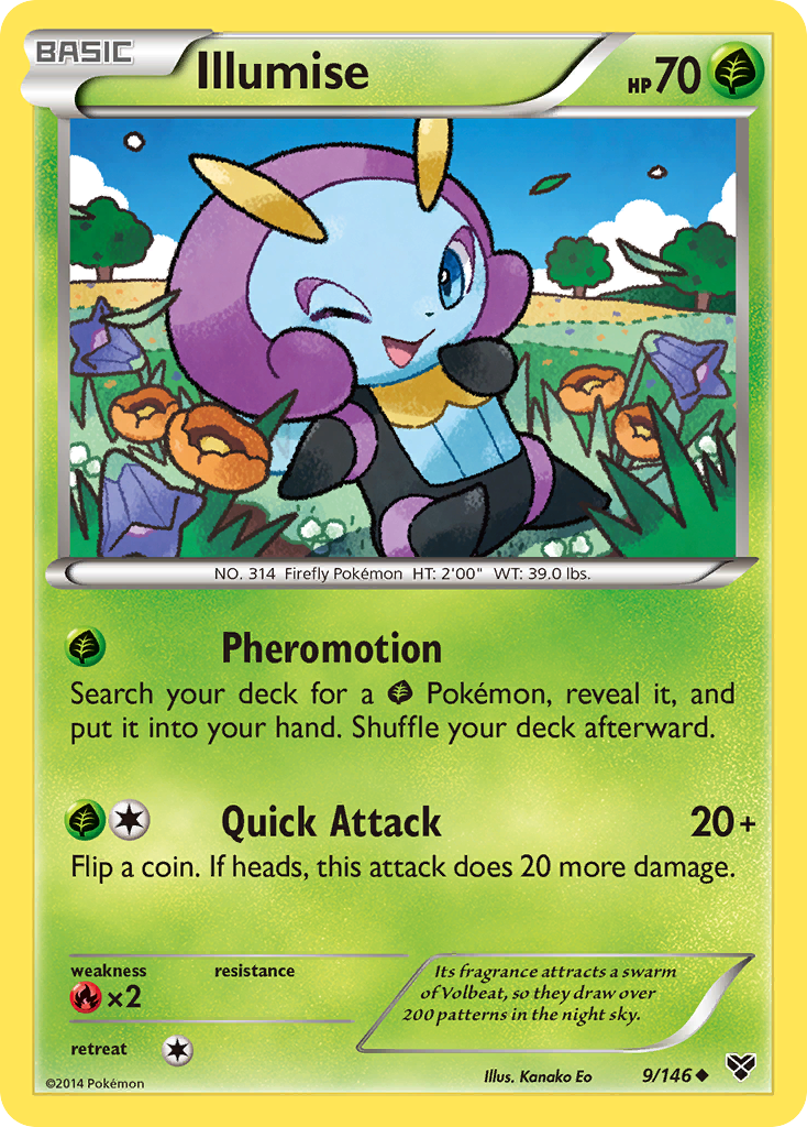 Illumise (9/146) [XY: Base Set] | I Want That Stuff Brandon