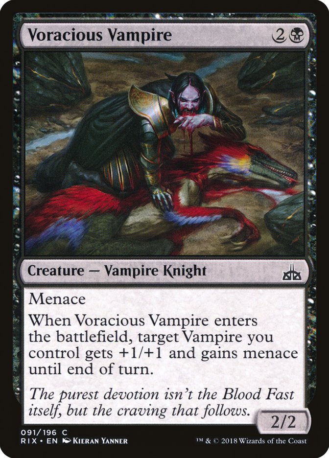 Voracious Vampire [Rivals of Ixalan] | I Want That Stuff Brandon