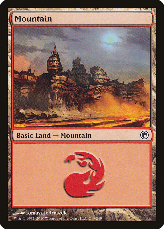 Mountain (243) [Scars of Mirrodin] | I Want That Stuff Brandon