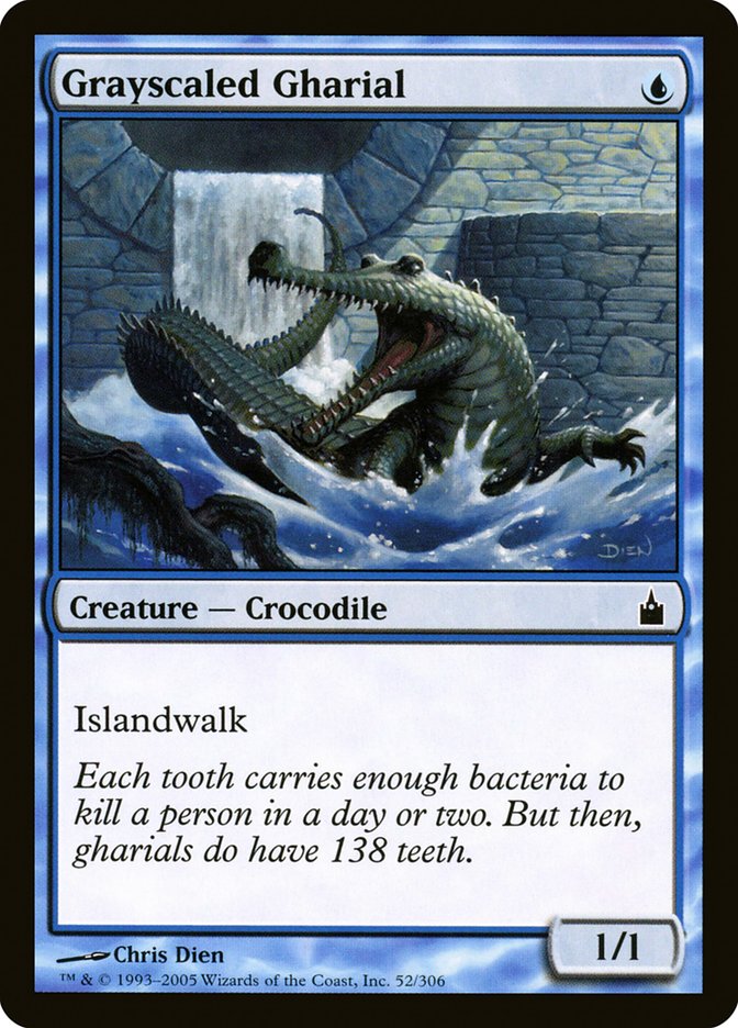 Grayscaled Gharial [Ravnica: City of Guilds] | I Want That Stuff Brandon