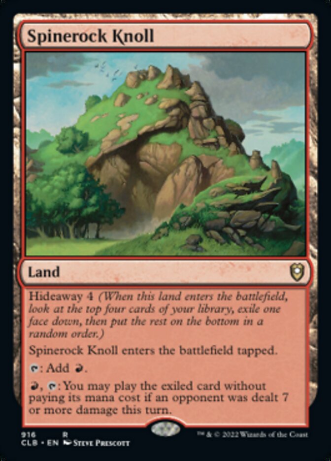 Spinerock Knoll [Commander Legends: Battle for Baldur's Gate] | I Want That Stuff Brandon