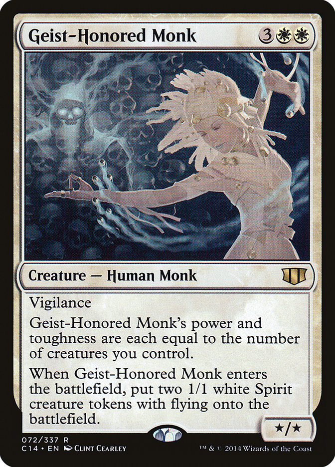 Geist-Honored Monk [Commander 2014] | I Want That Stuff Brandon