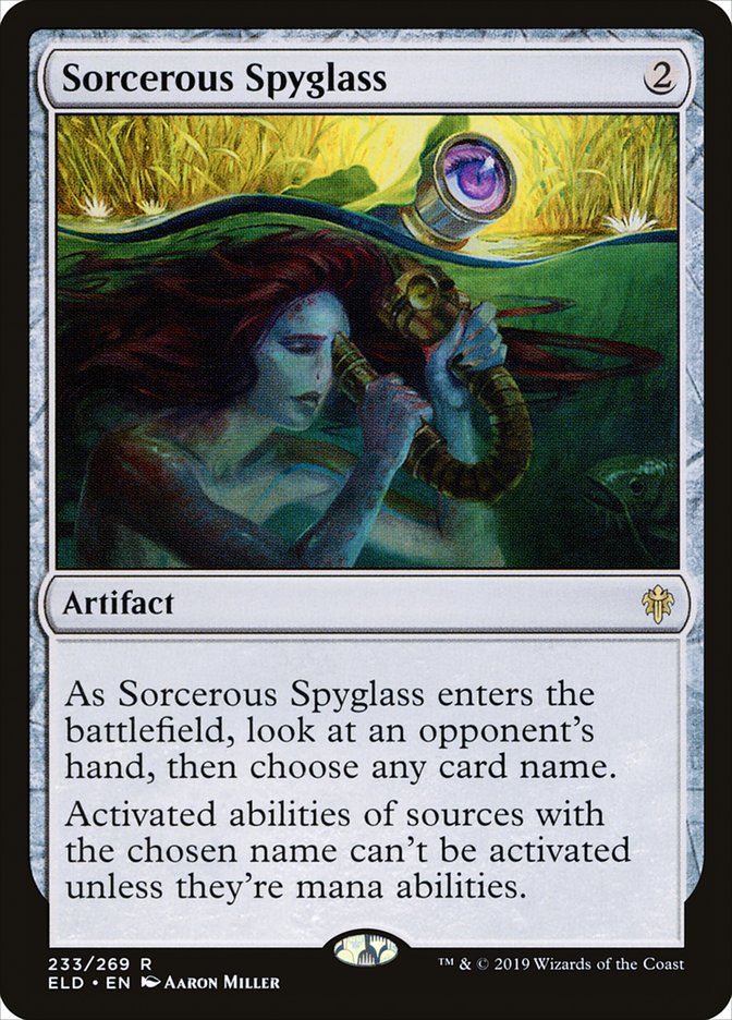 Sorcerous Spyglass [Throne of Eldraine] | I Want That Stuff Brandon