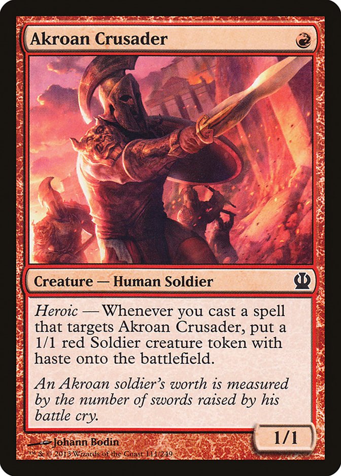 Akroan Crusader [Theros] | I Want That Stuff Brandon