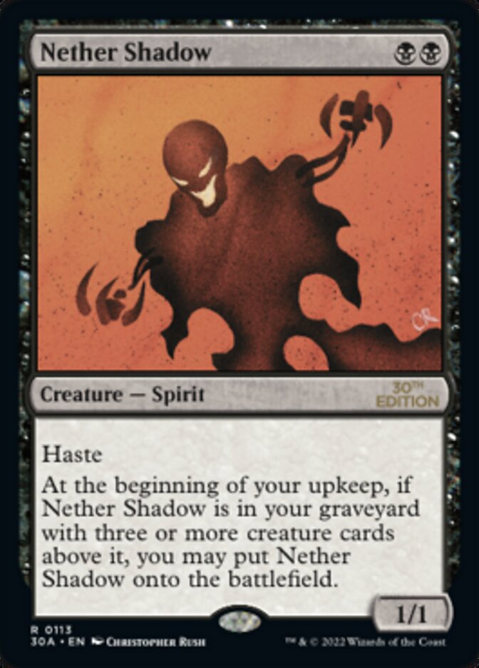 Nether Shadow [30th Anniversary Edition] | I Want That Stuff Brandon