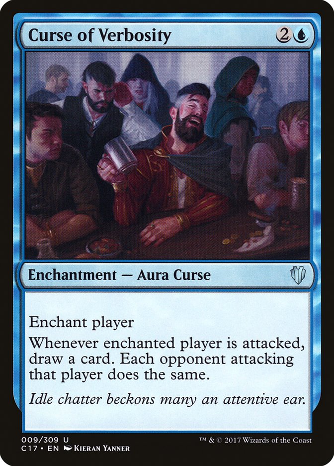 Curse of Verbosity [Commander 2017] | I Want That Stuff Brandon