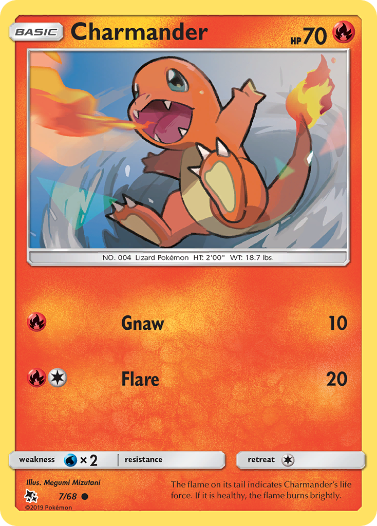 Charmander (7/68) [Sun & Moon: Hidden Fates] | I Want That Stuff Brandon