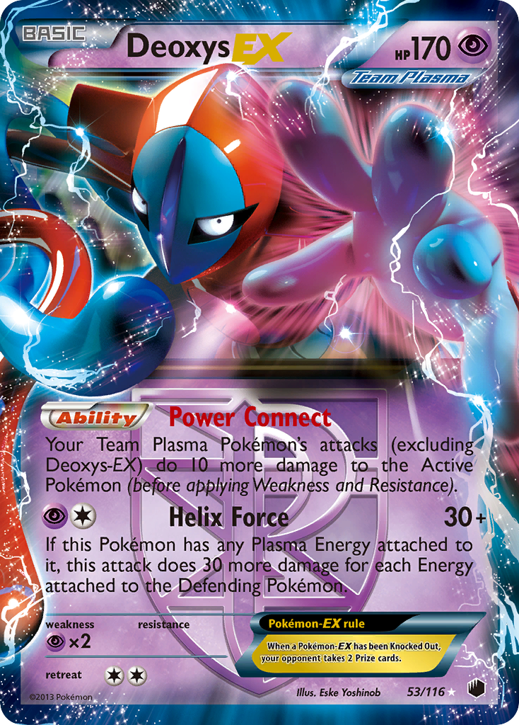 Deoxys EX (53/116) [Black & White: Plasma Freeze] | I Want That Stuff Brandon