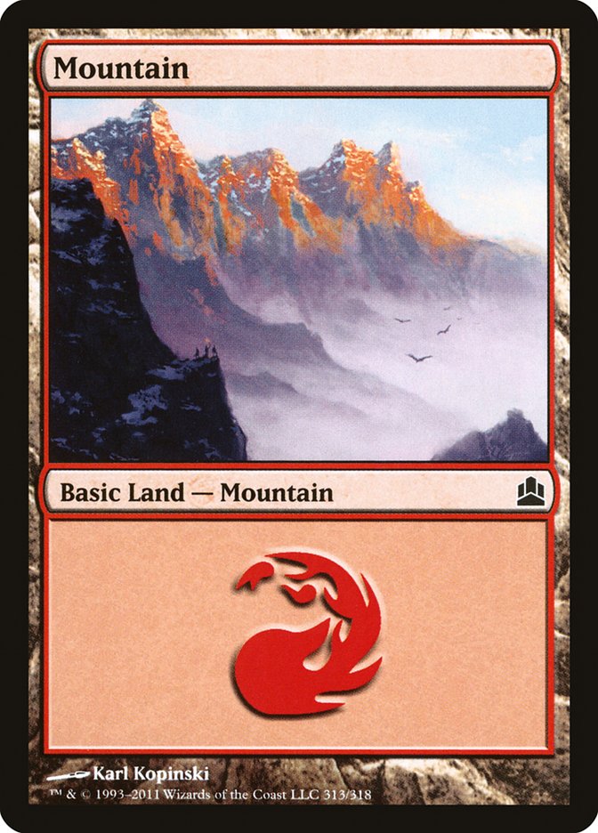 Mountain (313) [Commander 2011] | I Want That Stuff Brandon