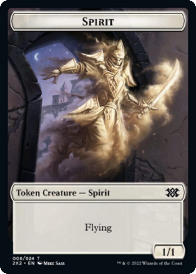 Saproling // Spirit (008) Double-Sided Token [Double Masters 2022 Tokens] | I Want That Stuff Brandon