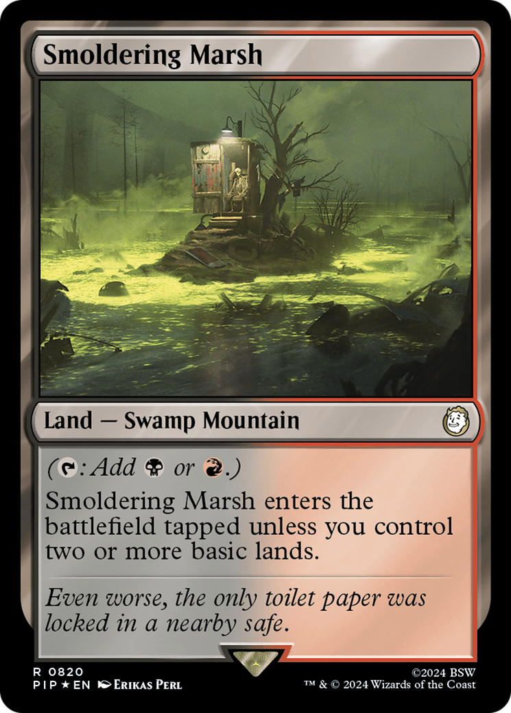 Smoldering Marsh (Surge Foil) [Fallout] | I Want That Stuff Brandon