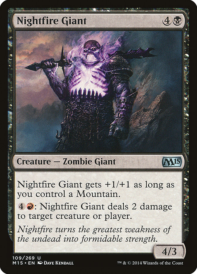 Nightfire Giant [Magic 2015] | I Want That Stuff Brandon