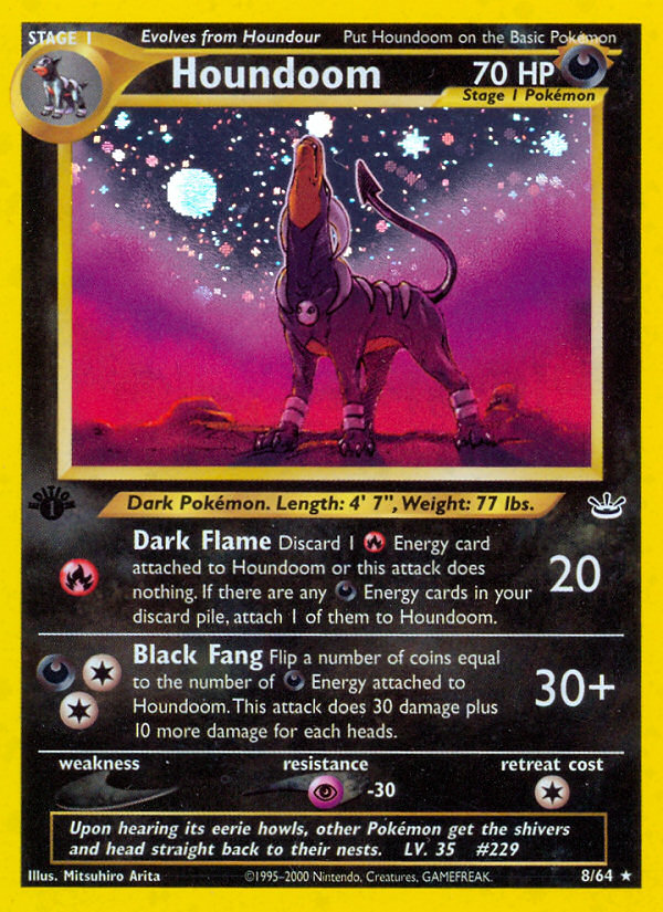 Houndoom (8/64) [Neo Revelation 1st Edition] | I Want That Stuff Brandon