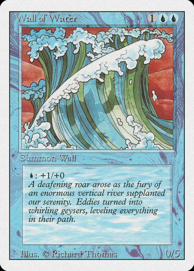 Wall of Water [Revised Edition] | I Want That Stuff Brandon