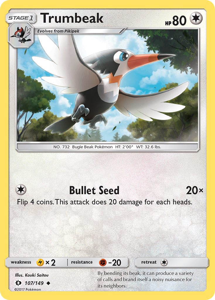 Trumbeak (107/149) [Sun & Moon: Base Set] | I Want That Stuff Brandon