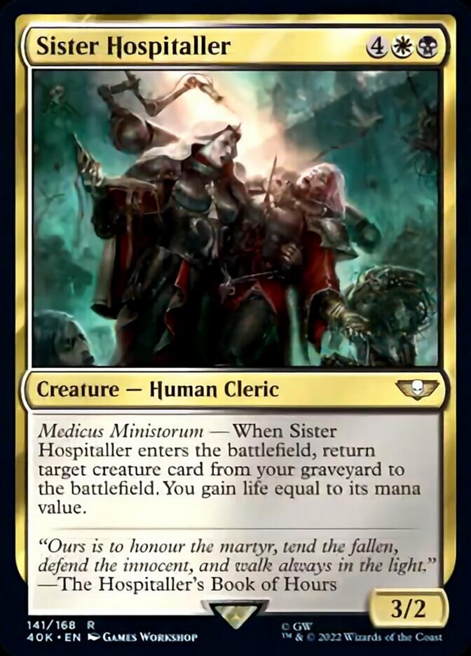 Sister Hospitaller [Warhammer 40,000] | I Want That Stuff Brandon