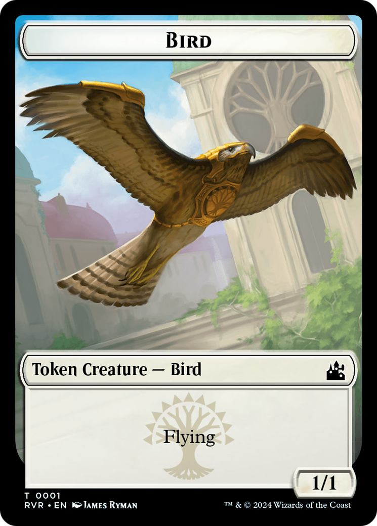 Bird // Beast Double-Sided Token [Ravnica Remastered Tokens] | I Want That Stuff Brandon