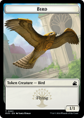 Bird // Soldier Double-Sided Token [Ravnica Remastered Tokens] | I Want That Stuff Brandon