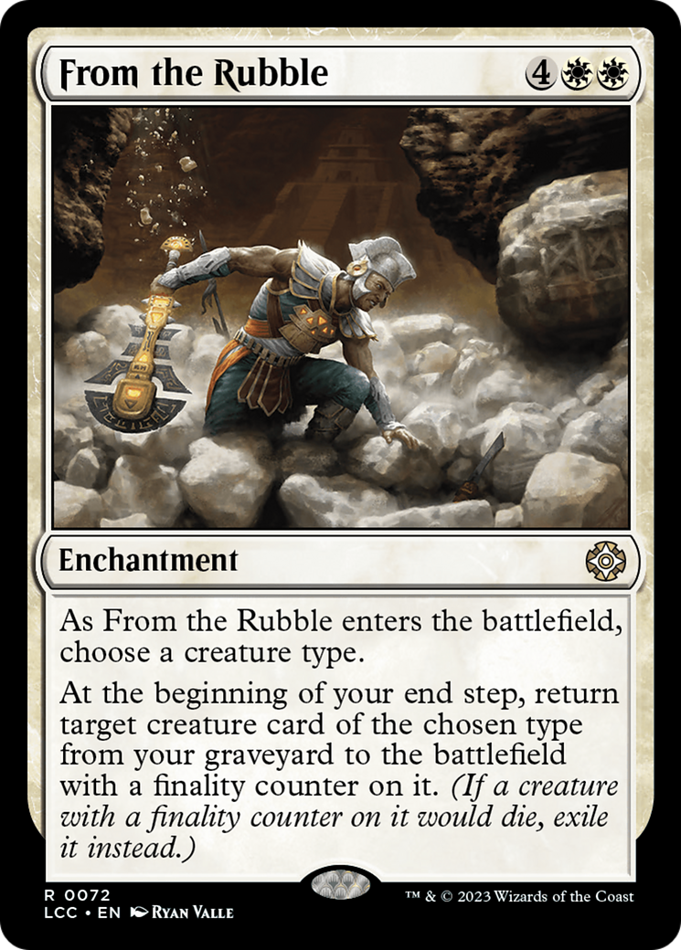 From the Rubble [The Lost Caverns of Ixalan Commander] | I Want That Stuff Brandon