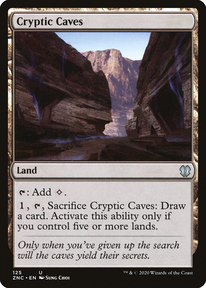 Cryptic Caves [Zendikar Rising Commander] | I Want That Stuff Brandon