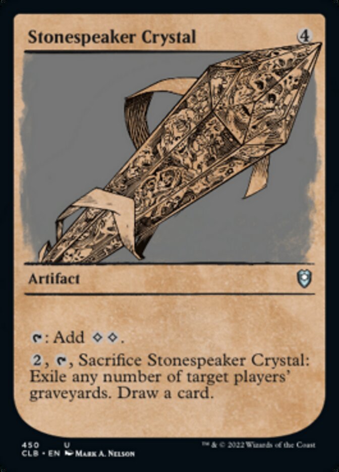 Stonespeaker Crystal (Showcase) [Commander Legends: Battle for Baldur's Gate] | I Want That Stuff Brandon