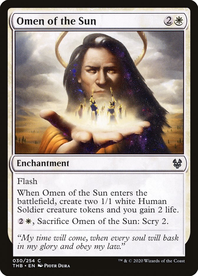 Omen of the Sun [Theros Beyond Death] | I Want That Stuff Brandon