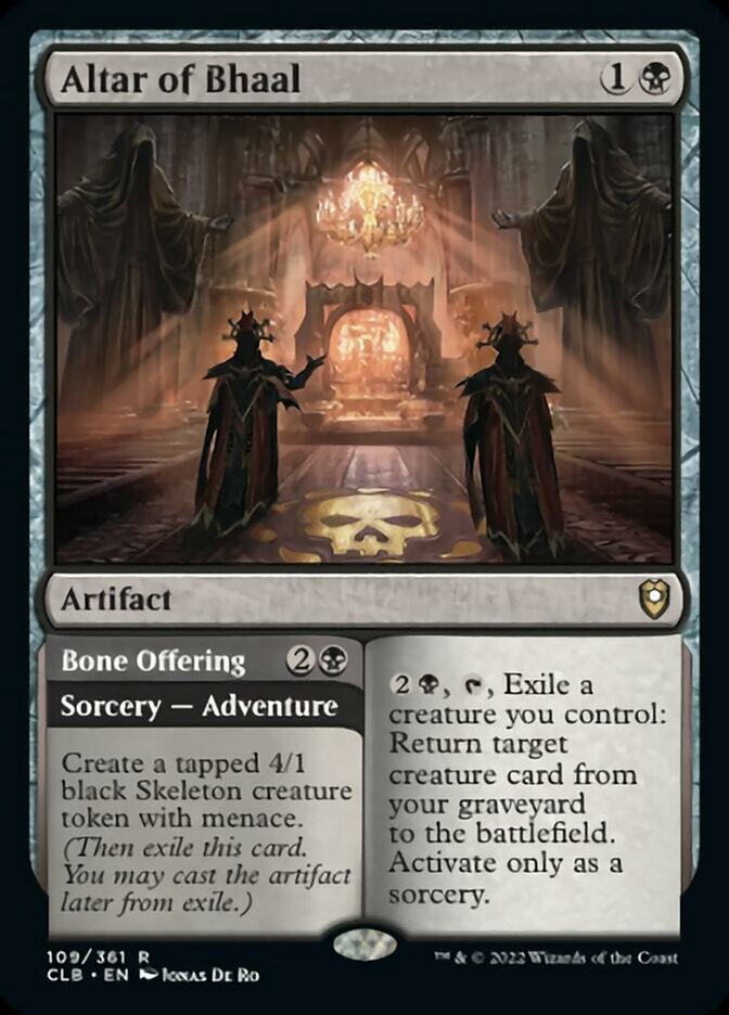 Altar of Bhaal // Bone Offering [Commander Legends: Battle for Baldur's Gate] | I Want That Stuff Brandon